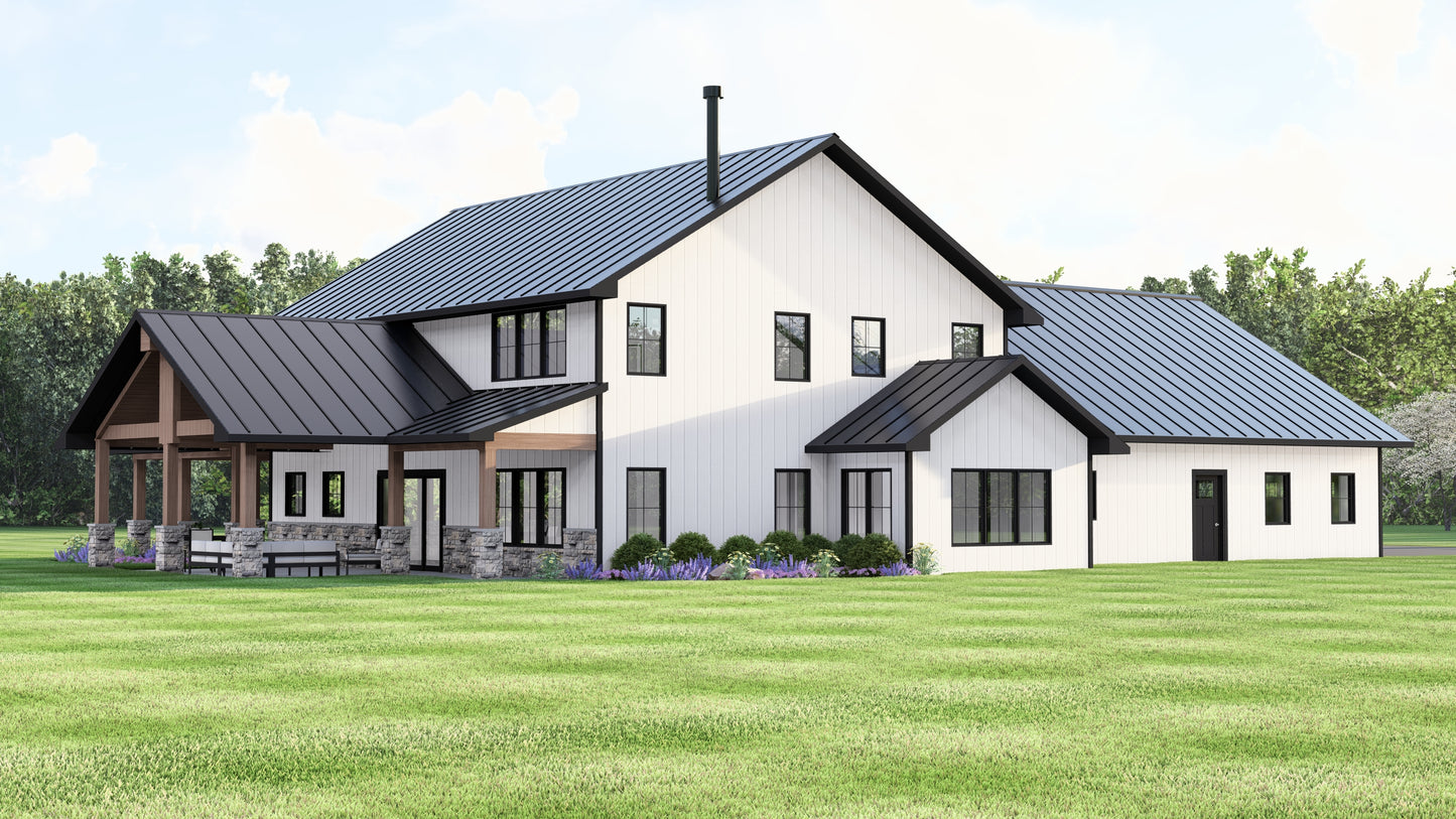 BG-20083 Devon Barndominium House Plan