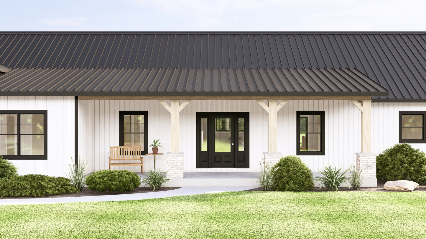 BG-20084 Brenton Barndominium House Plan