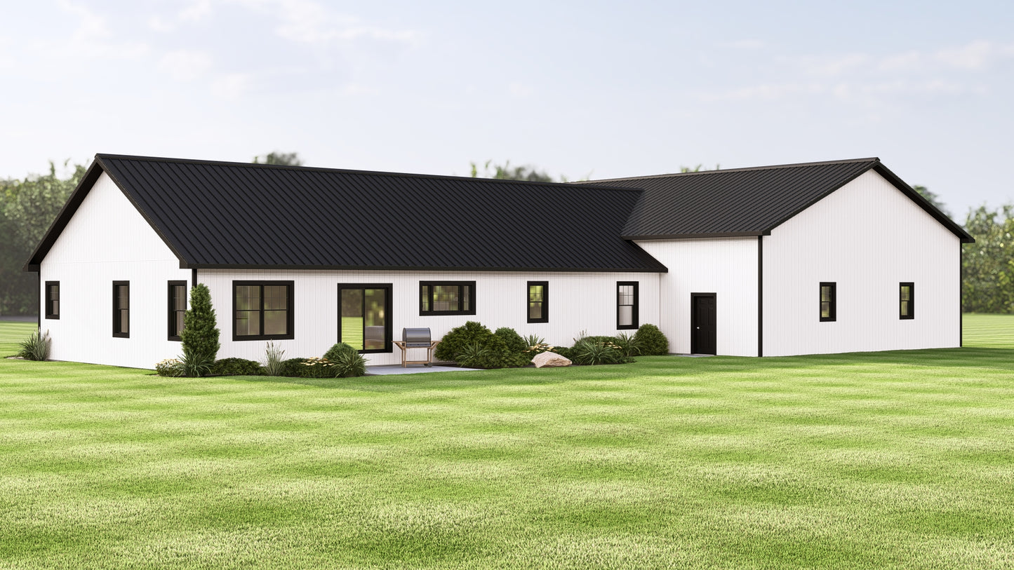 BG-20084 Brenton Barndominium House Plan