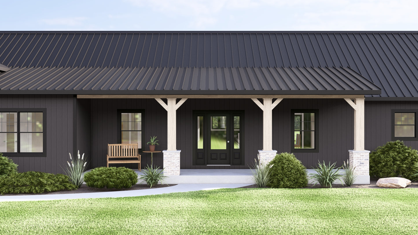 BG-20084 Brenton Barndominium House Plan