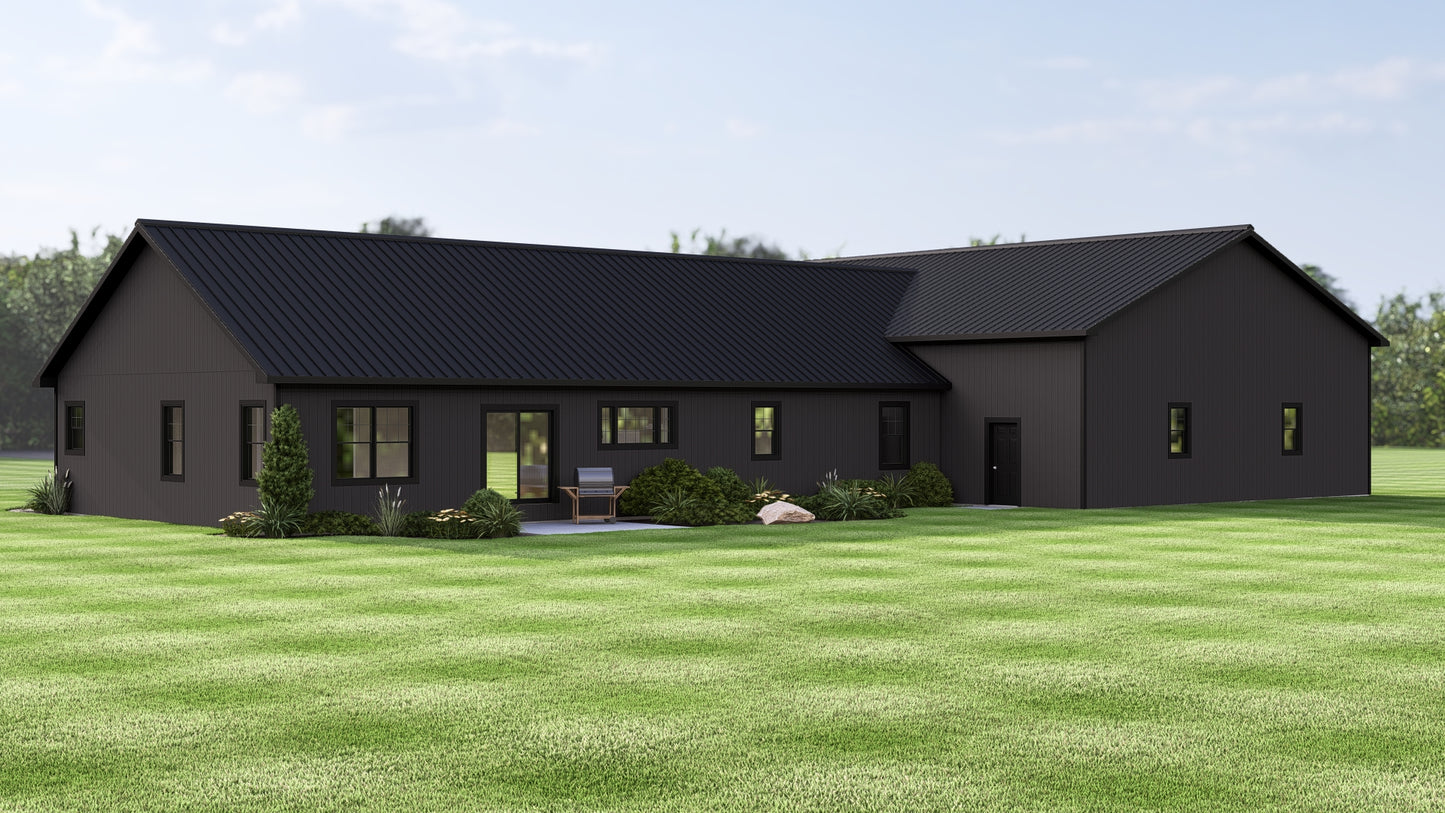 BG-20084 Brenton Barndominium House Plan