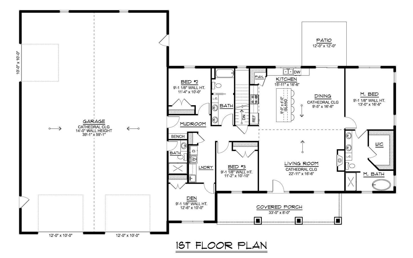 BG-20084 Brenton Barndominium House Plan