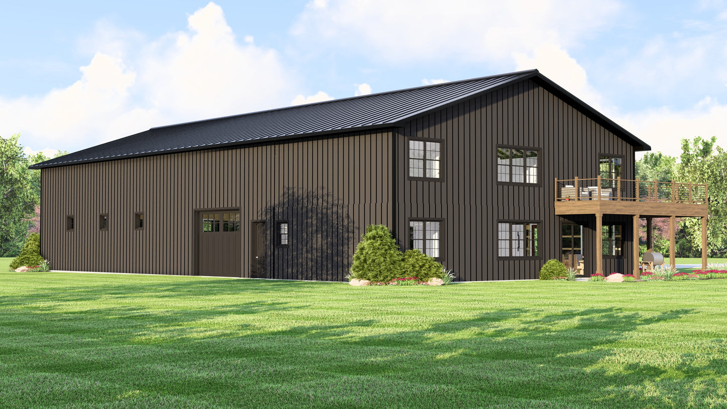 BG-20085 Kinsley Barndominium House Plan