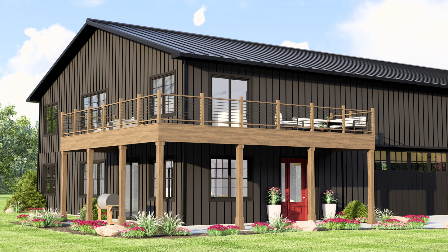 BG-20085 Kinsley Barndominium House Plan