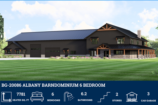 BG-20086 Albany Barndominium House Plan
