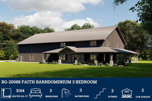 BG-20088 Faith Barndominium House Plan
