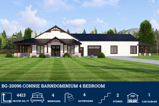 BG-20096 Connie Barndominium House Plan