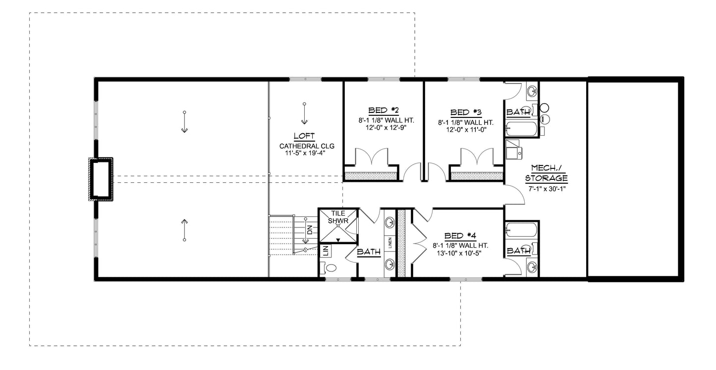 BG-20098 Buckley Barndominium House Plan