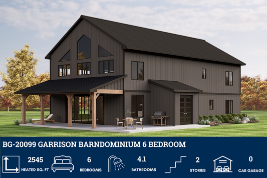 BG-20099 Garrison Barndominium House Plan