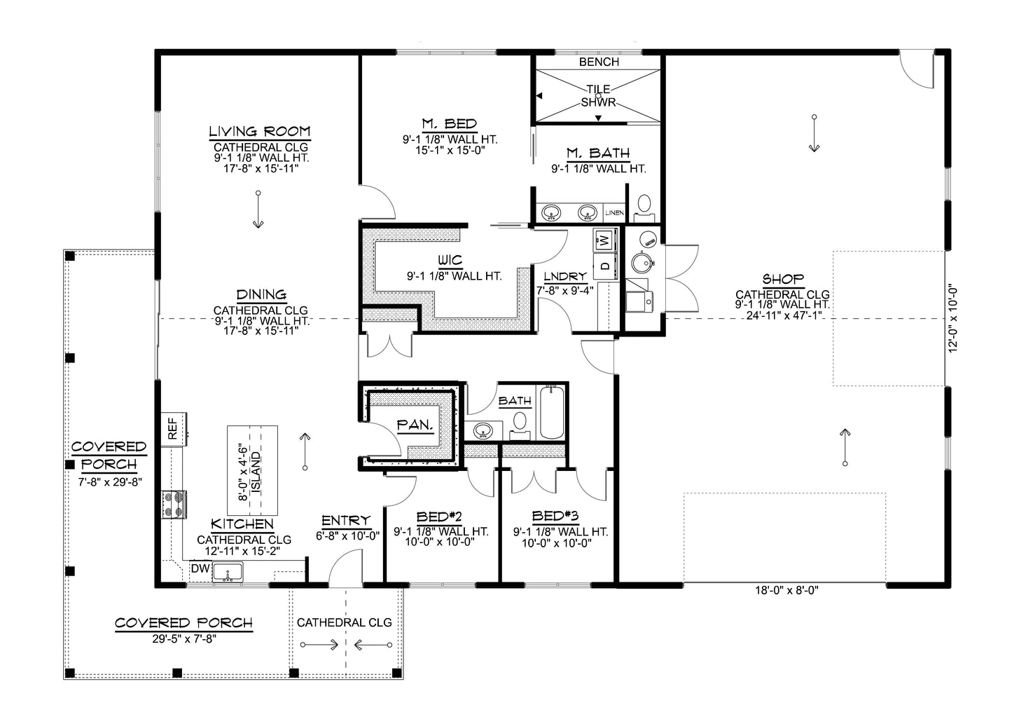 BG-20106 Eleanor Barndominium House Plan