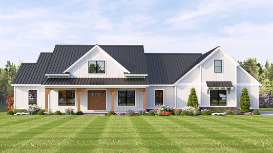 BG-20117 Foster Barndominium House Plan