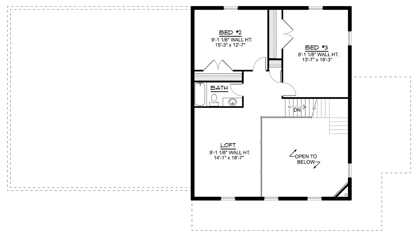 BG-20122 Cole Barndominium House Plan