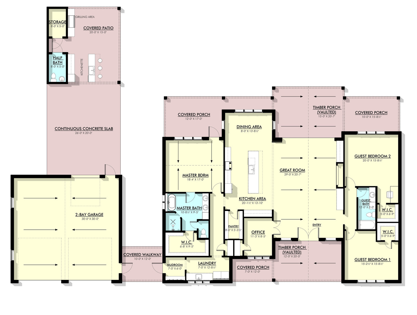 BP-2001 Brashear Barndominium House Plans