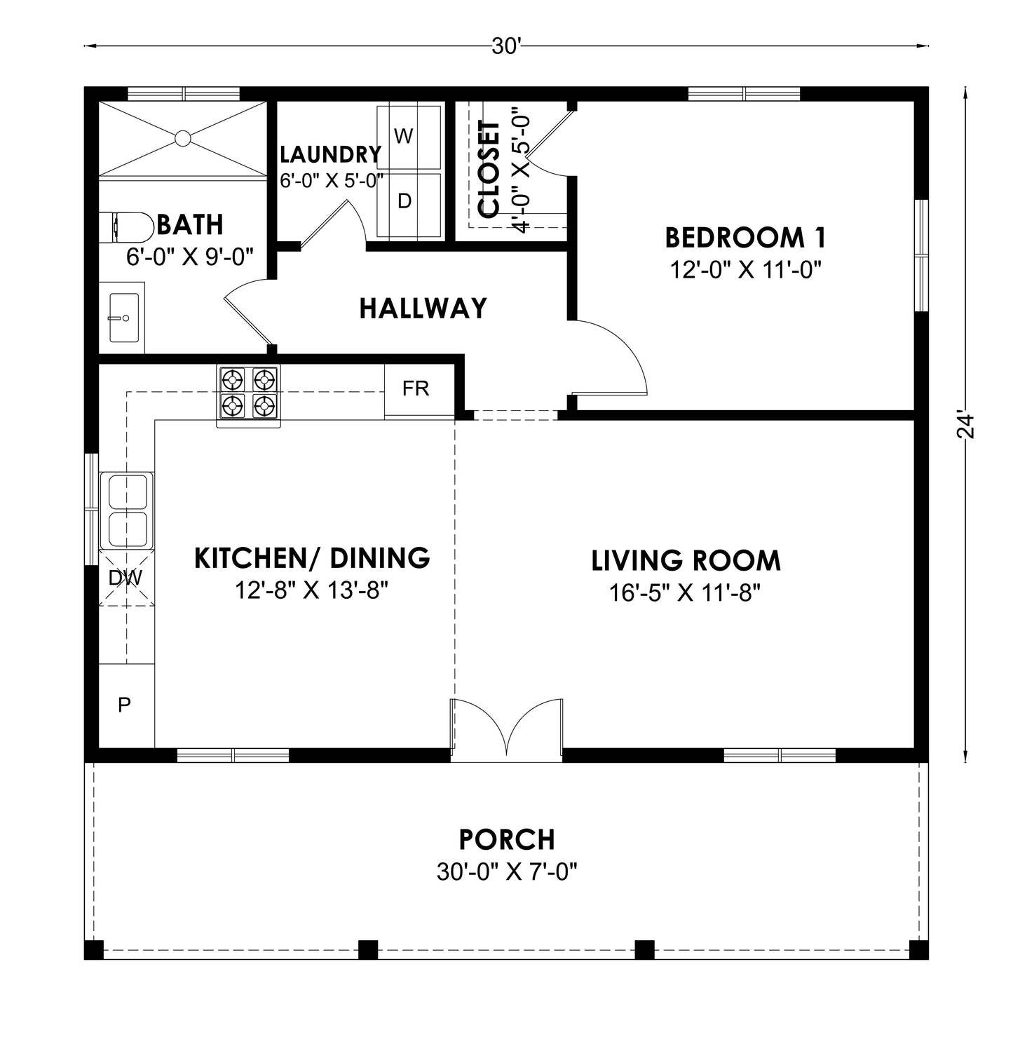 CB-10016 Barndominium House Plan
