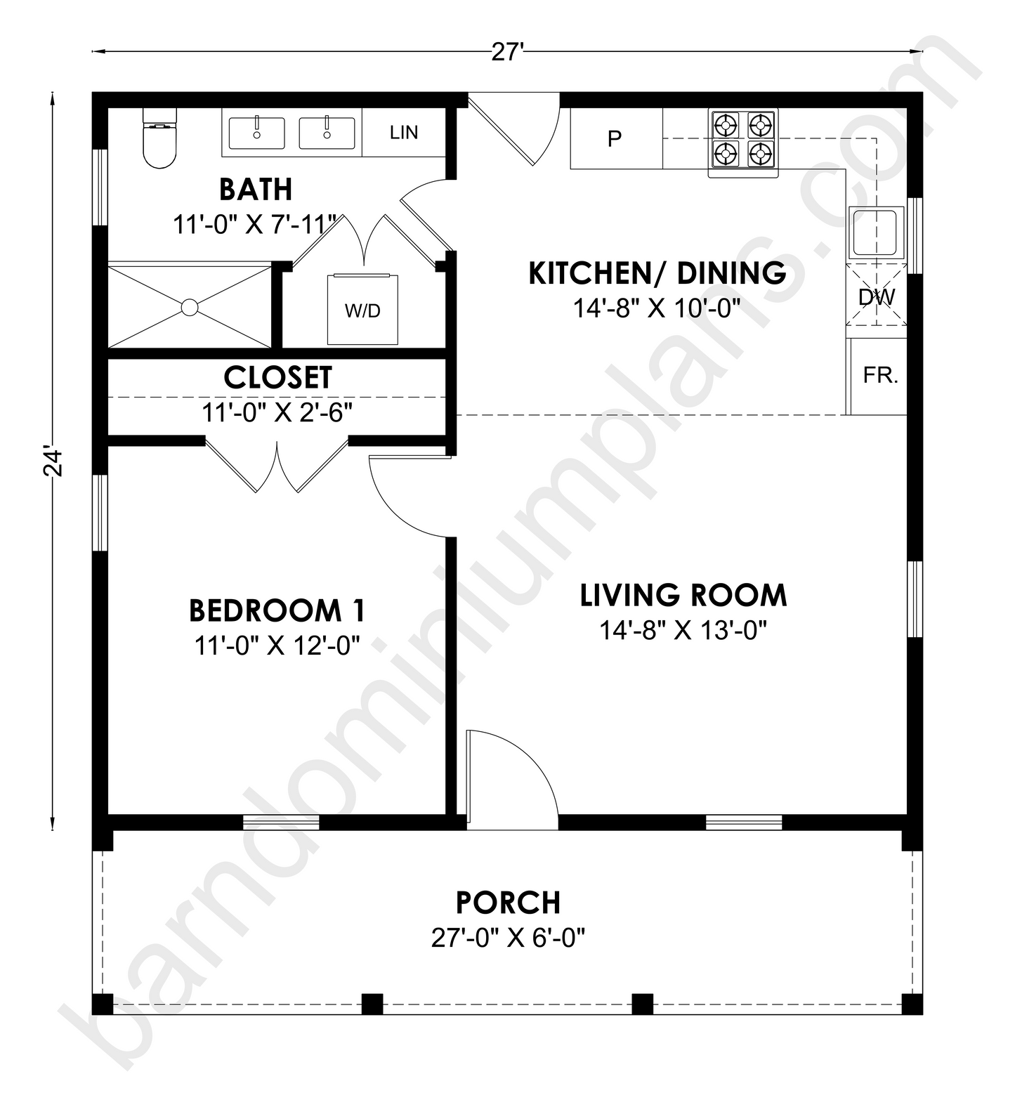 CB-10024 Barndominium House Plan
