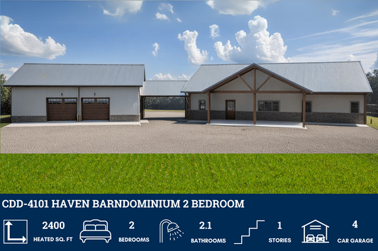 CDD-4101 Haven Barndominium House Plan