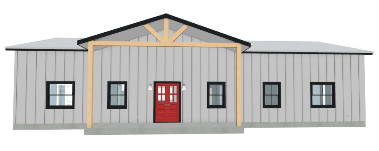 CDD-4102 Ridge Barndominium House Plan