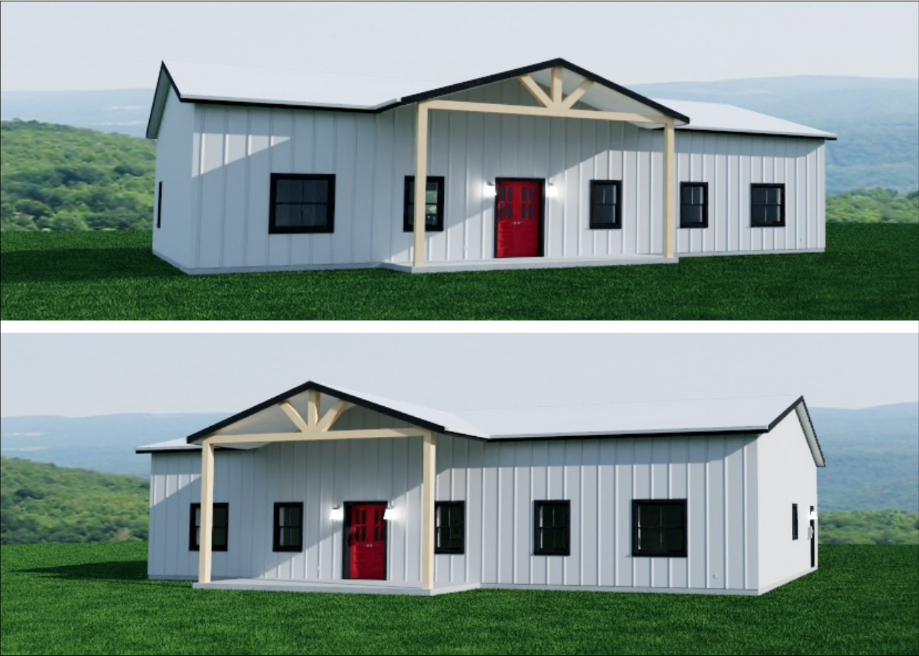 CDD-4102 Ridge Barndominium House Plan
