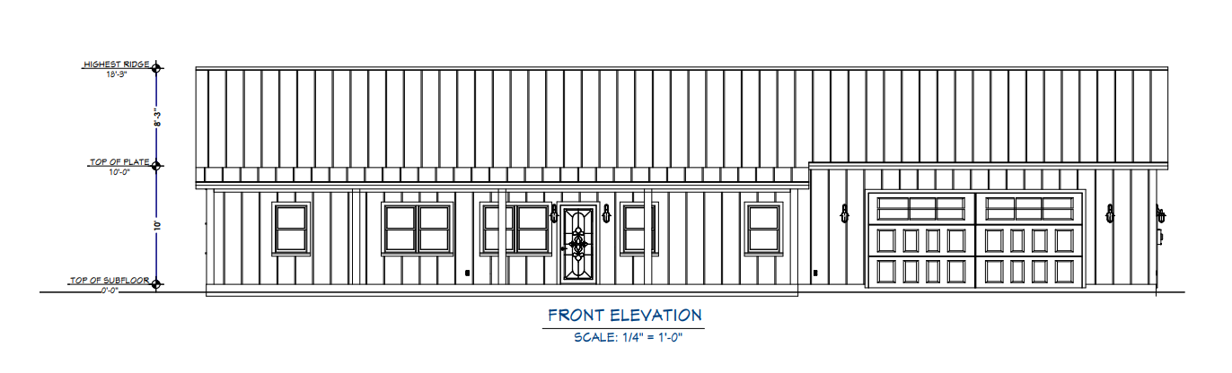 CDD-4103 Prairie Barndominium House Plan
