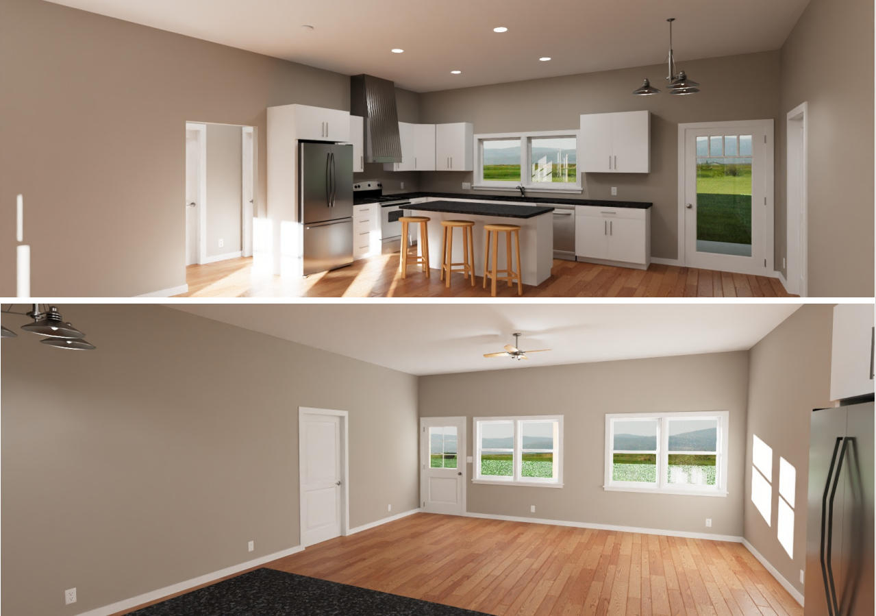 CDD-4103 Prairie Barndominium House Plan