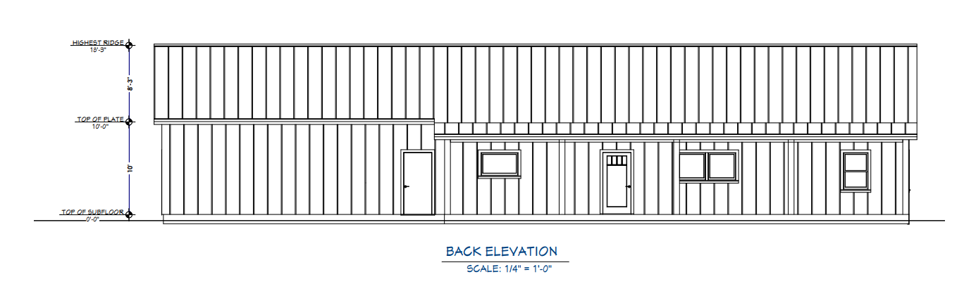 CDD-4103 Prairie Barndominium House Plan
