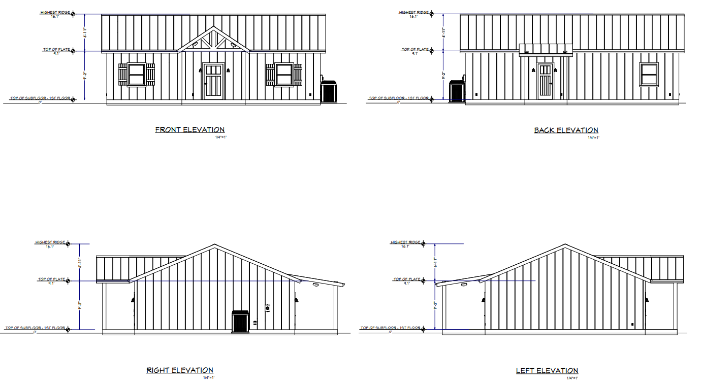 CDD-4105 Cleveland Barndominium House Plan