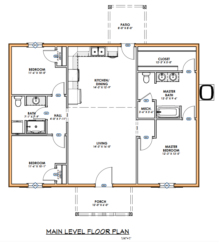 CDD-4105 Cleveland Barndominium House Plan