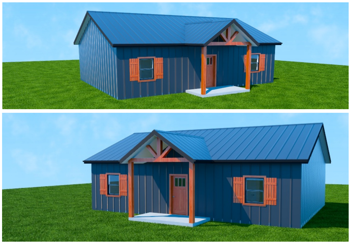 CDD-4105 Cleveland Barndominium House Plan