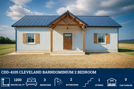 CDD-4105 Cleveland Barndominium House Plan
