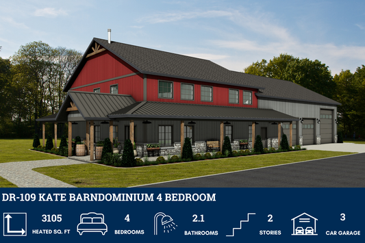 DR-109 Kate Barndominium House Plan