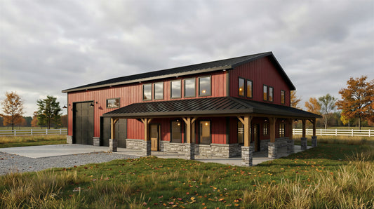 DR-118 Ivy Barndominium House Plan