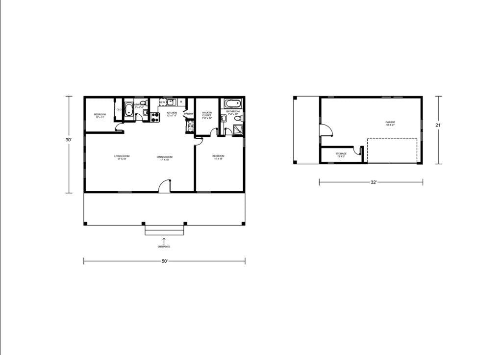 BCO-40004 Barndominium House Plan