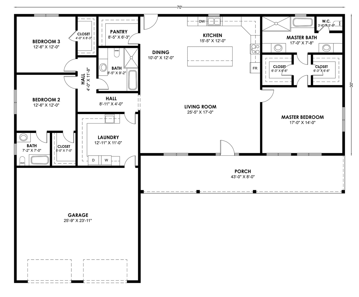 FH-00103 Janet Farmhouse Plan