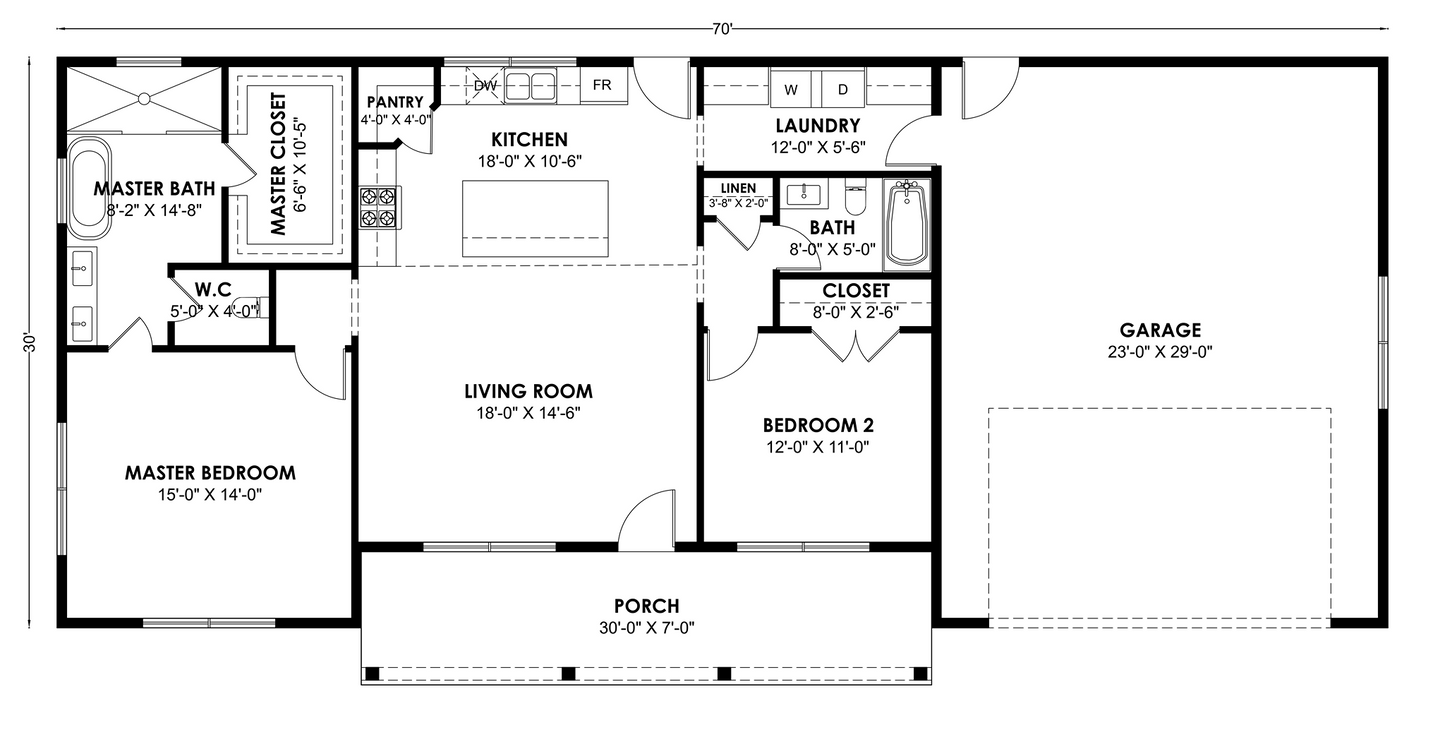 FH-00146 Farmhouse Plan