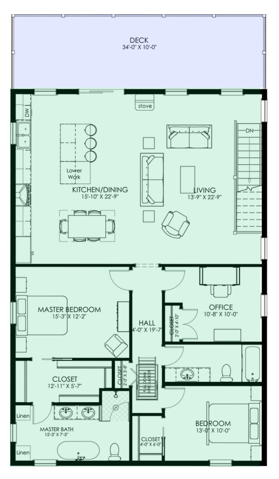 GJ-4404 Wallace Barndominium House Plan