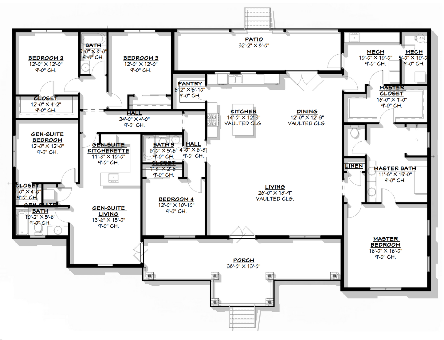 GS-8012 Florence Barndominium House Plan