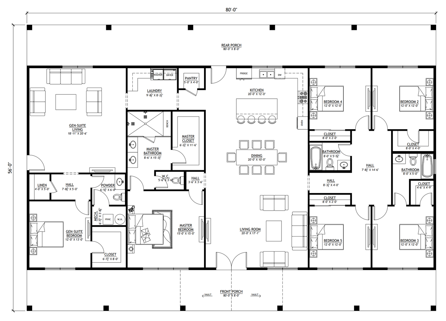 GS-8020 Audrey Barndominium House Plan
