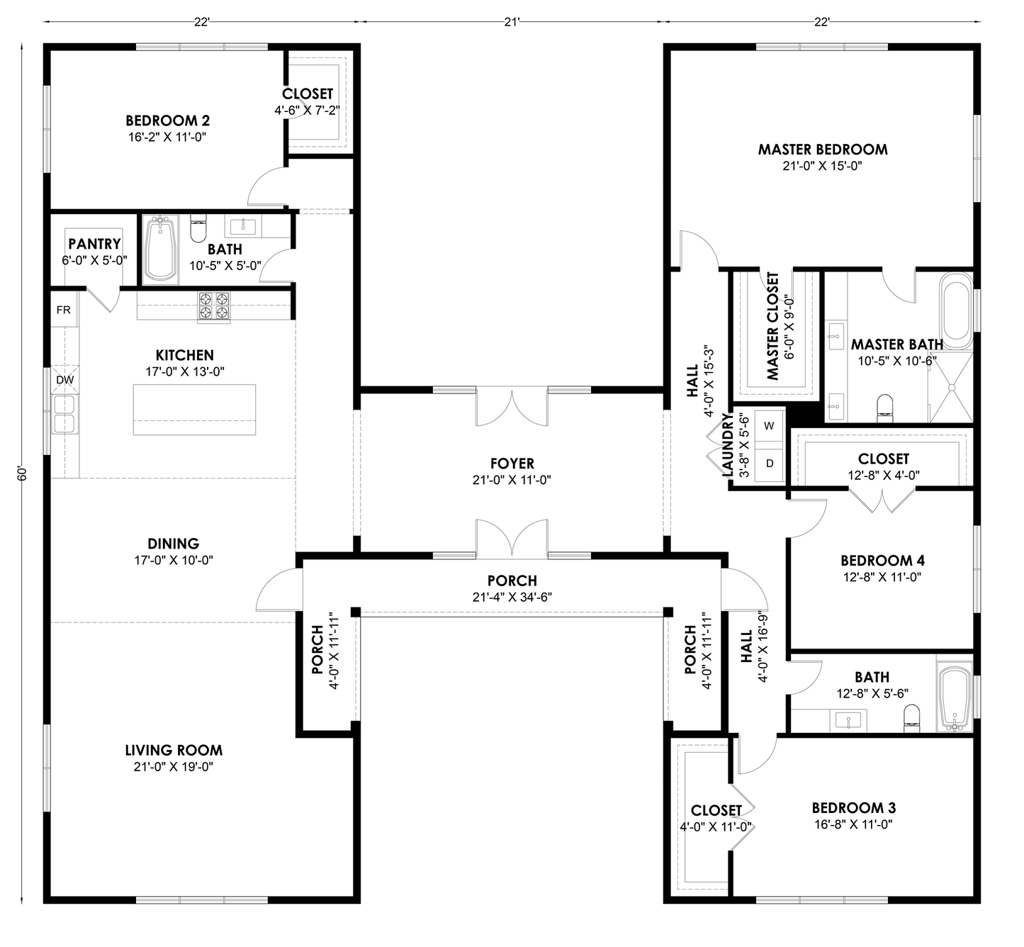 HB-40508 Barndominium House Plan