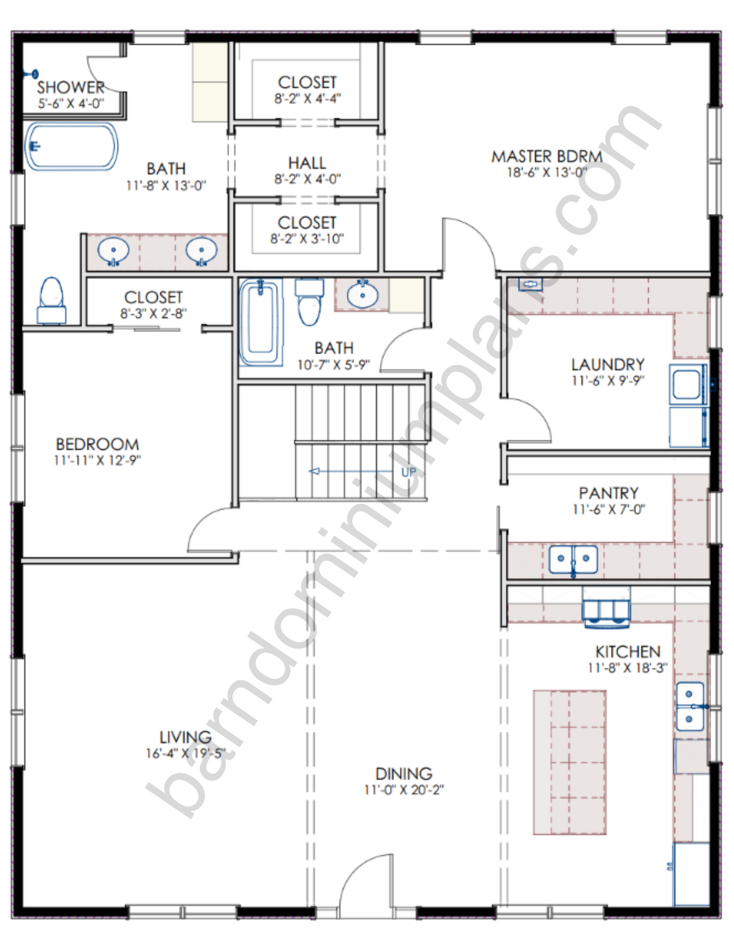 HC-24006 New Orleans Barndominium House Plan