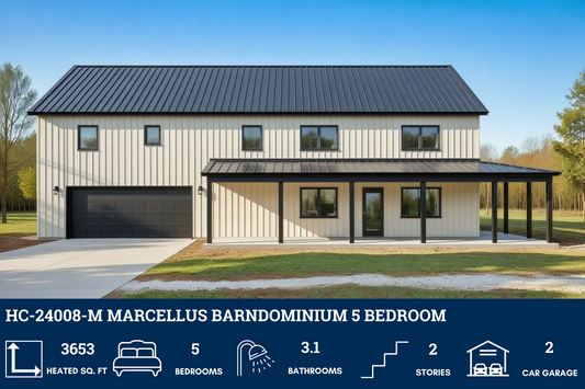 HC-24008-M Marcellus Barndominium House Plan
