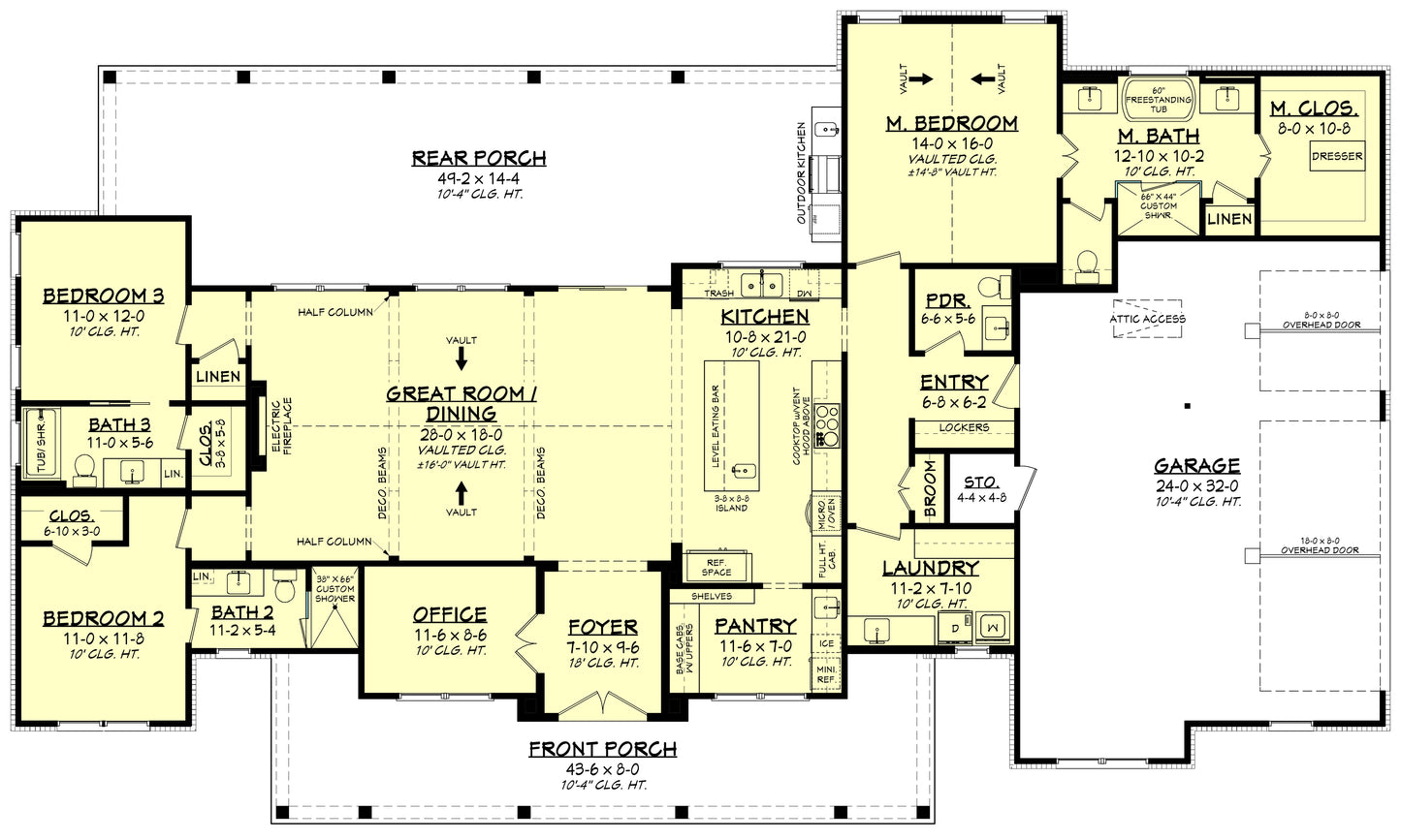 HPZ-26005 Leslie Farmhouse Plan