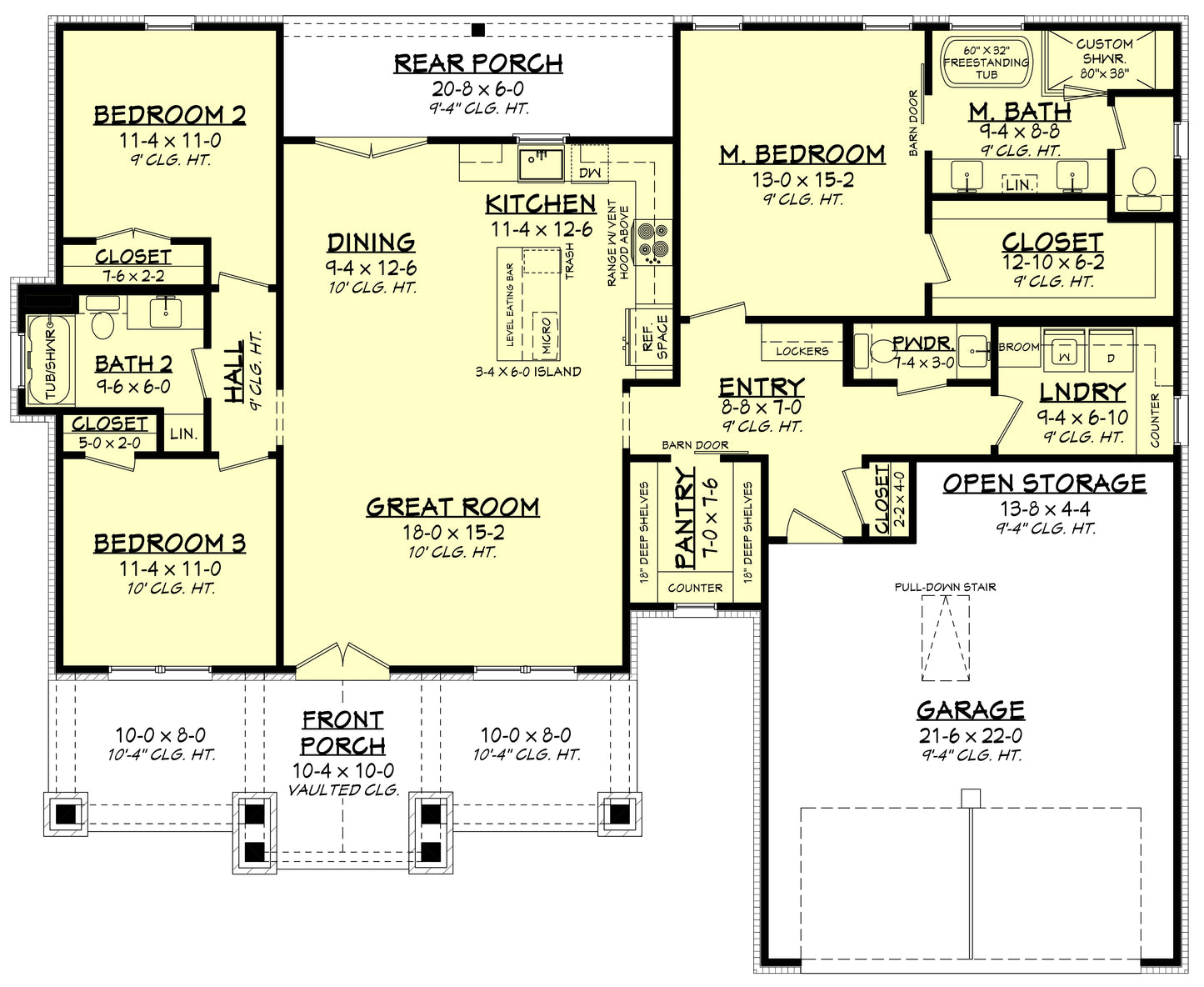 HPZ-26011 Brian Farmhouse Plan