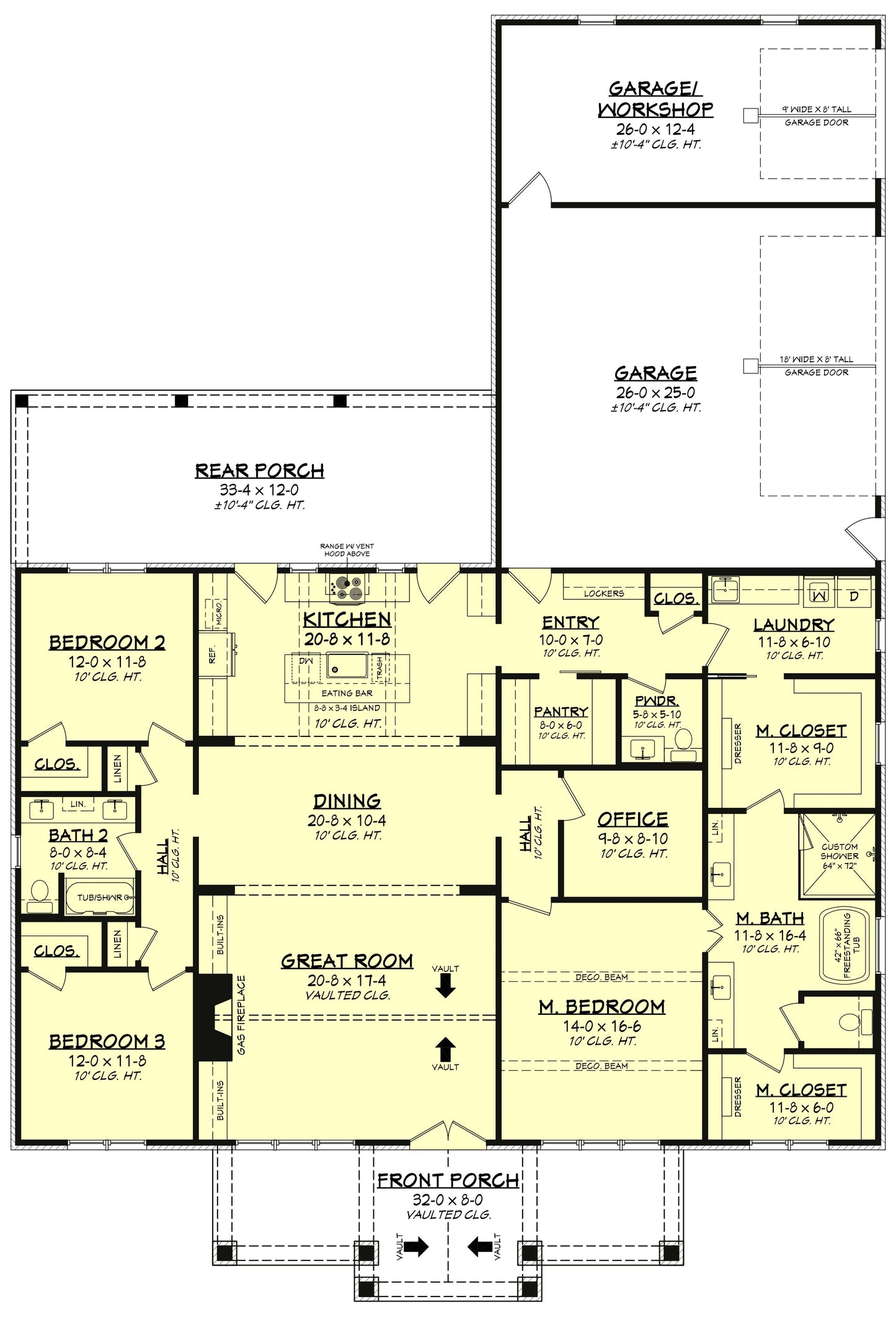 HPZ-26014 Trent Farmhouse Plan