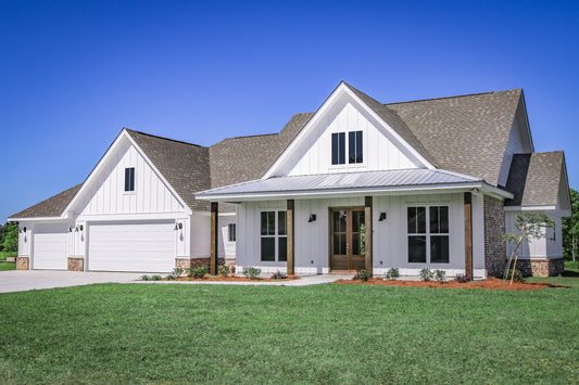 HPZ-26017 Brittany Farmhouse Plan