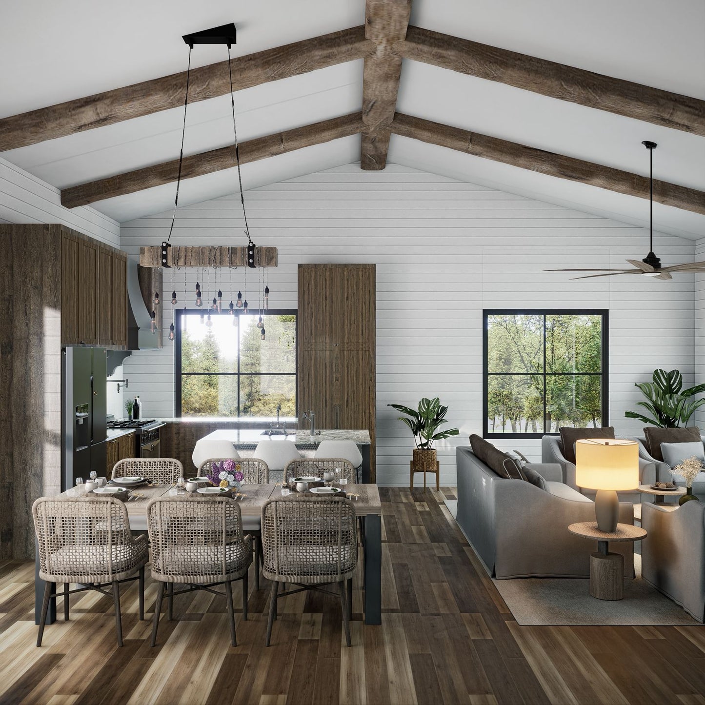 BCO-40025 Bluebonnet Barndominium House Plan