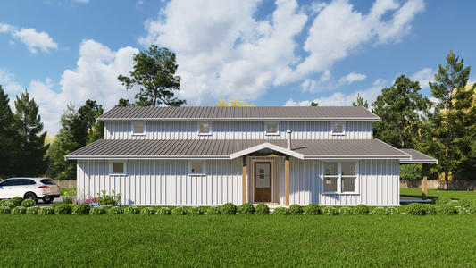 JRW-10010 Barbara Barndominium House Plan