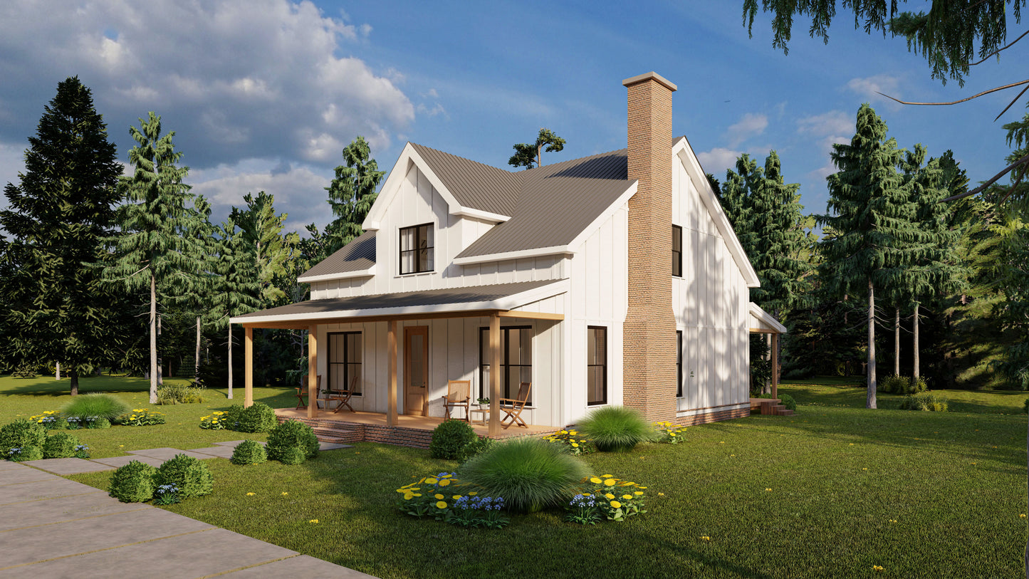 AK-4007 Laura Barndominium House Plan