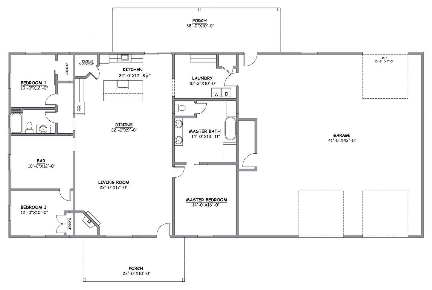 LP-2804-R Ronnie Barndominium House Plan