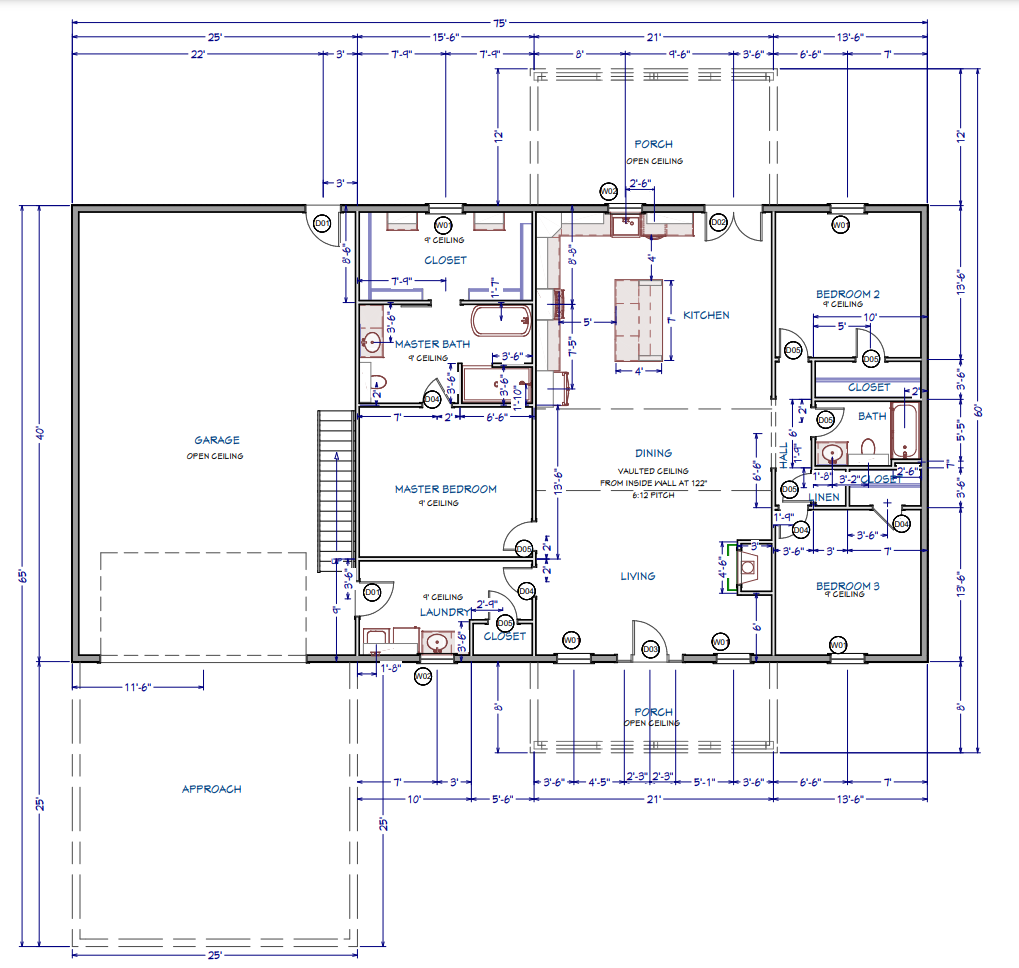 LP-3202 Phoenix Barndominium House Plan