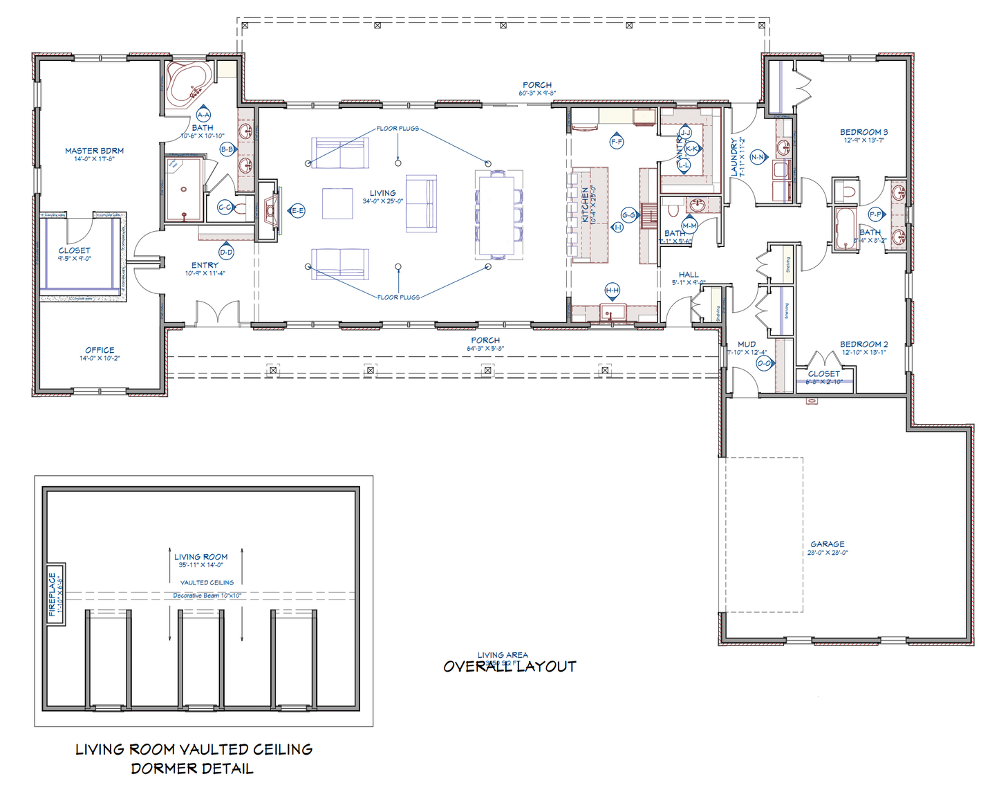 LP-71012 Rhett Barndominium House Plan